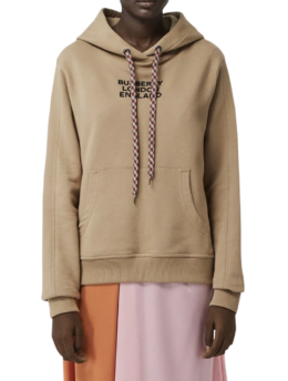 Burberry - Burberry Women's Embroidered Logo Oversized Hoodie