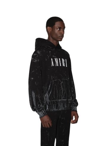 Amiri Cracked Dye Core Logo Hoodie