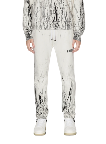 Amiri - CRACKED DYE LOGO SWEATPANTS