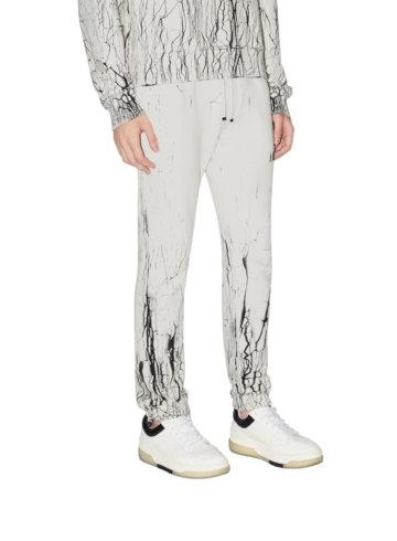 Amiri - CRACKED DYE LOGO SWEATPANTS