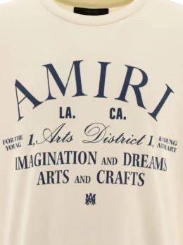 Amiri - Amiri Logo Printed Crewneck T-Shirt