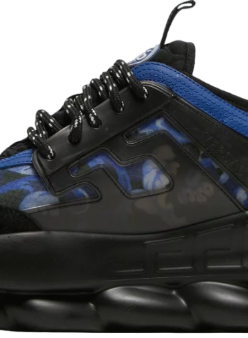 Versace - Versace Chain Reaction Barocco Print Black Lapis