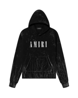 Amiri Cracked Dye Core Logo Hoodie