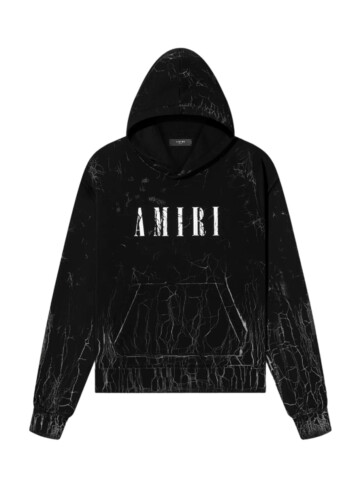 Amiri Cracked Dye Core Logo Hoodie