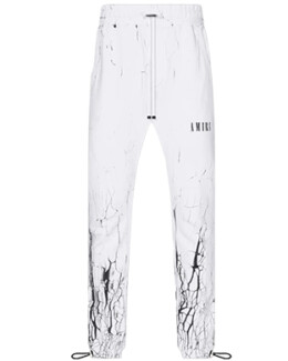 Amiri - CRACKED DYE LOGO SWEATPANTS