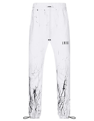 Amiri - CRACKED DYE LOGO SWEATPANTS