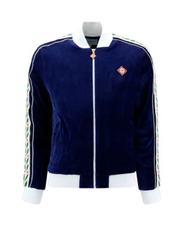 Casablanca - Casablanca Laurel Logo Patch Zipped Track Jacket