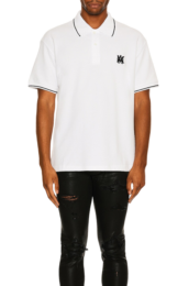 Amiri - AMIRI Solid Short Sleeve Polo