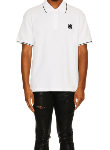 Amiri - AMIRI Solid Short Sleeve Polo