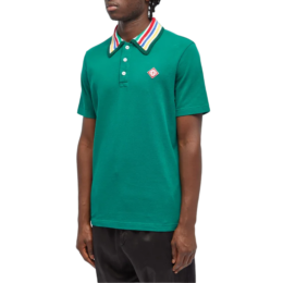 Casablanca Knit Collar Classic Polo