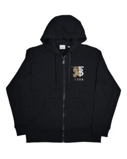 Burberry - Burberry Logo Zipper Black