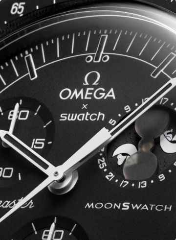 Swatch x Omega Mission To Moonphase MoonSwatch 'Snoopy-Black'