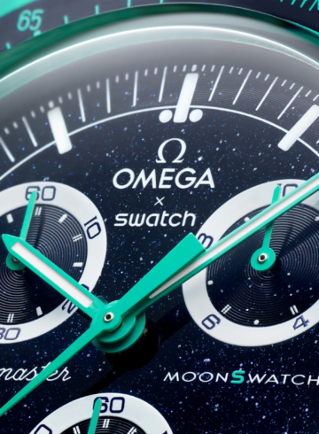 Swatch x Omega Bioceramic Moonswatch Mission On Earth Polar Lights