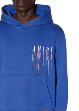 Amiri - Embroidered Paint Drip Core Logo Hoodie