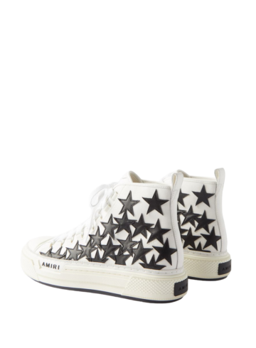 Amiri - Amiri Stars Court canvas high top sneakers