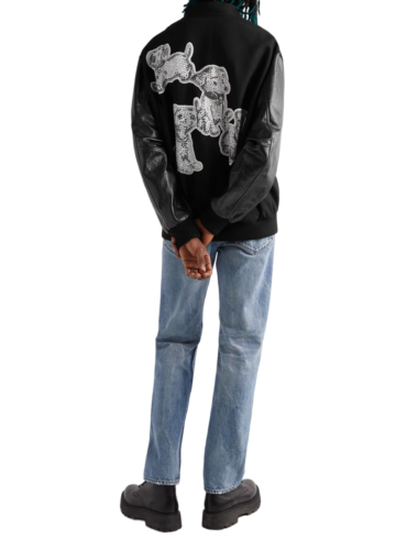 Celine - Teddy Slim-Fit Embellished Virgin Wool-Blend Bomber Jacket