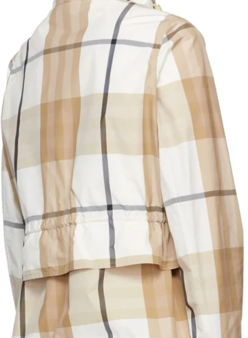 Burberry - Off-White Check Jacket