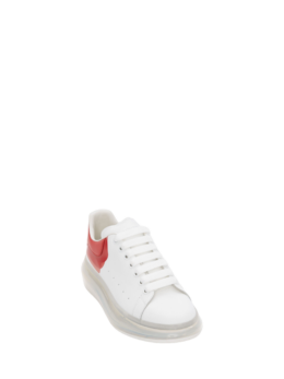 Alexander McQueen - Oversized Sneaker in Optic White/lust Red