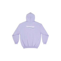 Balenciaga - Women's Political Campaign Medium Fit Hoodie in Purple