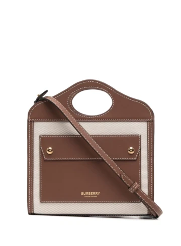 Burberry - Logo-Stamp Pocket Bag