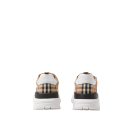 Burberry - Vintage Check, Suede and Leather Sneakers