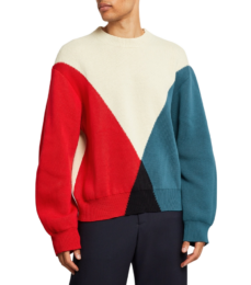 Jil Sander - Cotton-rich colour-block sweater