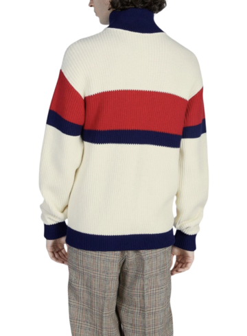 Gucci - Interlocking G zip-up jumper