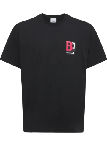 Burberry - Logo Print Cotton Jersey T-Shirt