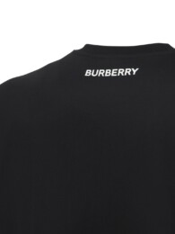 Burberry - Logo Print Cotton Jersey T-Shirt