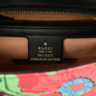 Gucci - KEN SCOTT Calfskin Matelasse Floral Small GG Marmont Shoulder Bag Black