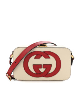 Gucci - Calfskin Mini Interlocking G Shoulder Bag