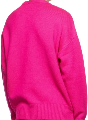 AMI Paris - AMI Alexandre Mattiussi Pink Ami De Cœur Sweater