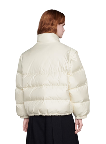 Gucci - Padded nylon jacket with Web